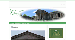 Desktop Screenshot of greenlawnabbey.org