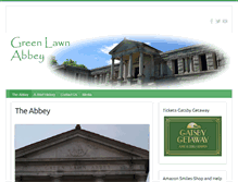 Tablet Screenshot of greenlawnabbey.org